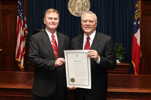 Lee and Governor Deal